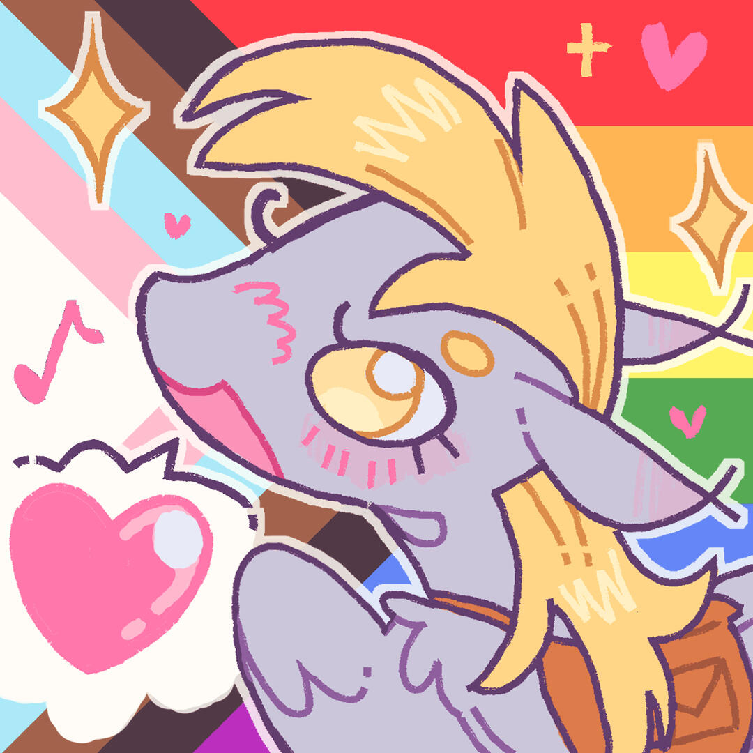 A cartoony icon of Muffins from MLP:FIM